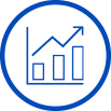 Analytics chart icon representing the Evaluate stage of the LionTrust investment process.