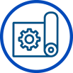 Strategic planning icon representing the Plan stage.