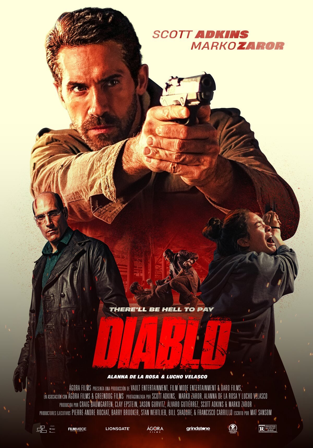 Official poster for Diablo, a 2024 feature project supported by LionTrust.